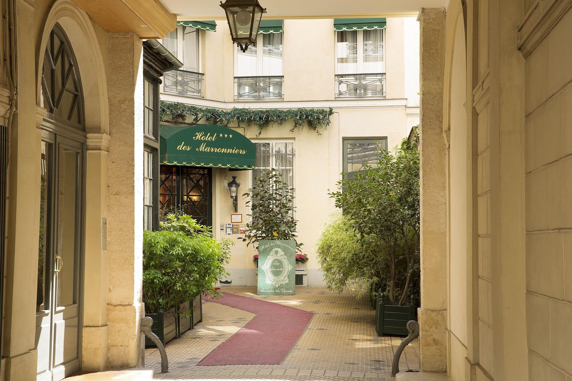 Hotel Des Marronniers Párizs Kültér fotó